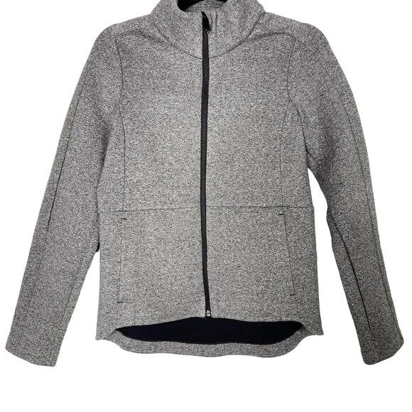 Lululemon Going Places Jacket Heathered Speckled Black / Black 4 Womens Spacer - Picture 1 of 10